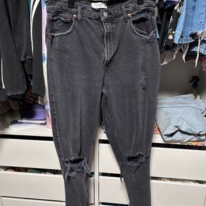 Abercrombie 90’s straight ultra high rise